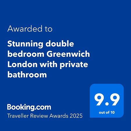 Stunning Double Bedroom Greenwich London With Private Bathroom المظهر الخارجي الصورة